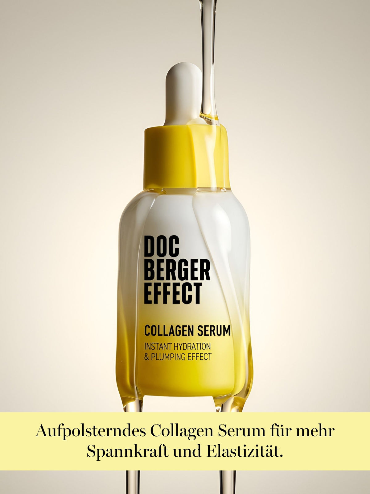 DOC BERGER EFFECT Collagen Serum with MATRIXYL® 3000 for improved firmness and elasticity—this plumping anti-aging serum supports the skin’s natural collagen production and makes dry, mature skin appear plumper and smoother.
