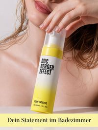 DOC BERGER EFFECT Foam Intense als hochwertige Gesichtsreinigung für normale bis ölige Haut – gegen überschüssigen Talg, verstopfte Poren und Unreinheiten als Basis einer effektiven Hautpflege ab 40.