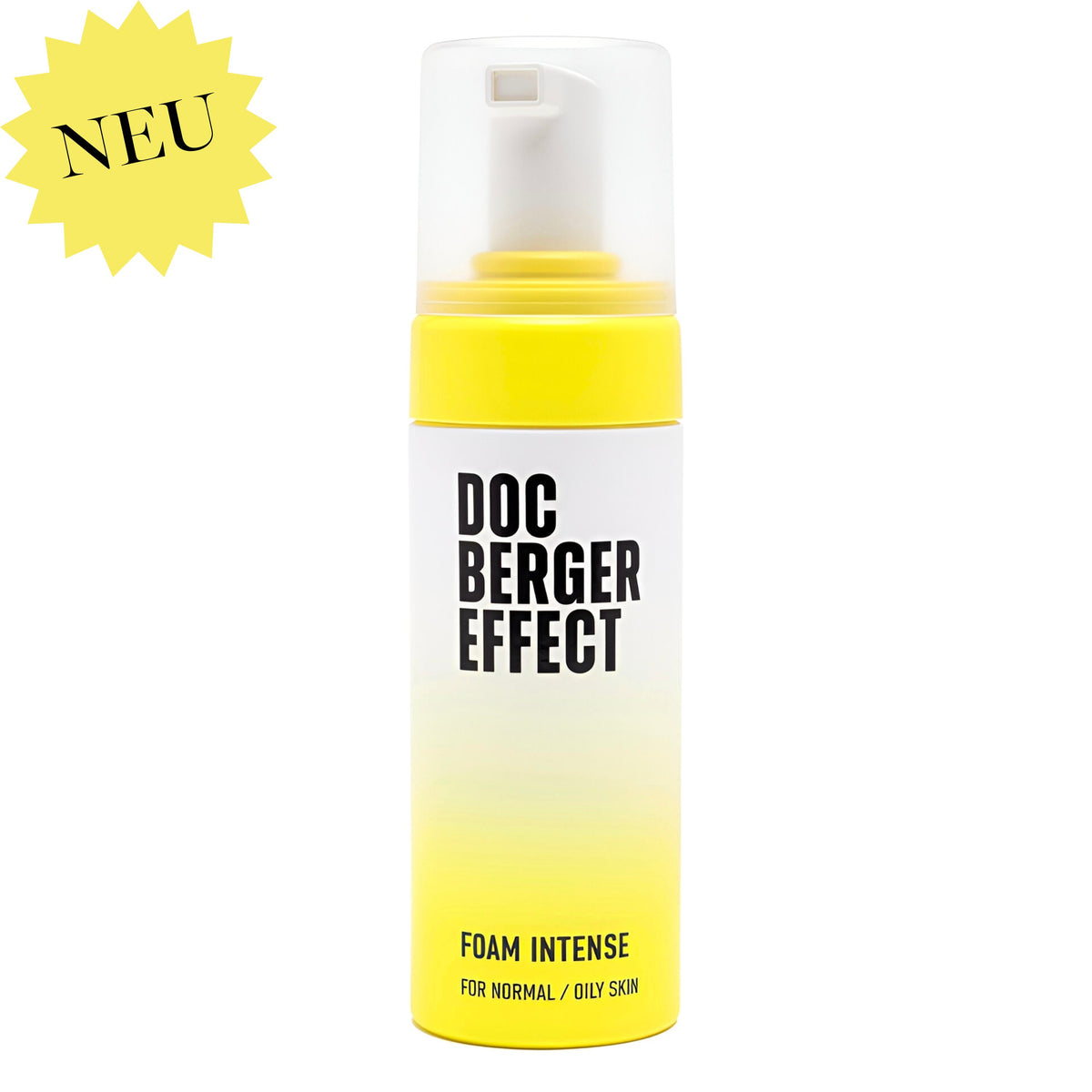 DOC BERGER EFFECT Foam Intense Reinigungsschaum für normale, fettige und unreine Haut mit sanftem Peeling-Effekt