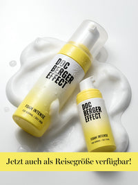 DOC BERGER EFFECT Foam Intense, available in regular and travel sizes, for normal, oily, and blemish-prone skin. 