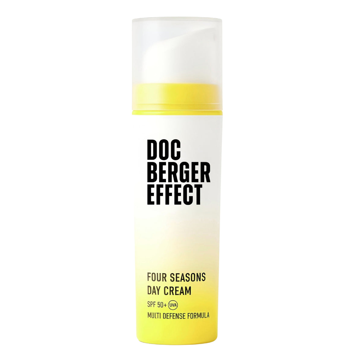 DOC BERGER EFFECT Four Seasons Day Cream with SPF 50 and UVA protection for daily anti-aging protection against UV rays and skin aging