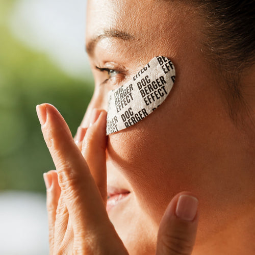 DOC BERGER EFFECT Glowing Eye Patches – Hydrogel Augenpads gegen müde Augen, Schwellungen und Augenringe für eine frischer und glatter wirkende Augenpartie.