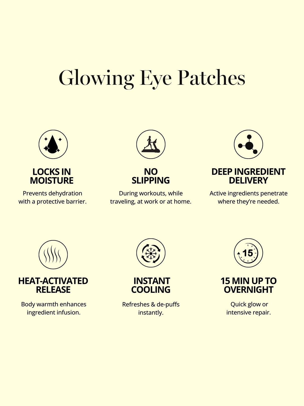 DOC BERGER EFFECT Glowing Eye Patches – Hydrogel Augenpads mit intensiver Feuchtigkeitsversorgung, kühlendem Effekt und optimaler Haftung. Die Wirkstoffpflege kann ab 15 Minuten angewendet werden und unterstützt eine frische, glatte und sichtbar erholte Augenpartie.