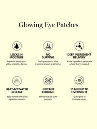 DOC BERGER EFFECT Glowing Eye Patches – Hydrogel Augenpads mit intensiver Feuchtigkeitsversorgung, kühlendem Effekt und optimaler Haftung. Die Wirkstoffpflege kann ab 15 Minuten angewendet werden und unterstützt eine frische, glatte und sichtbar erholte Augenpartie.