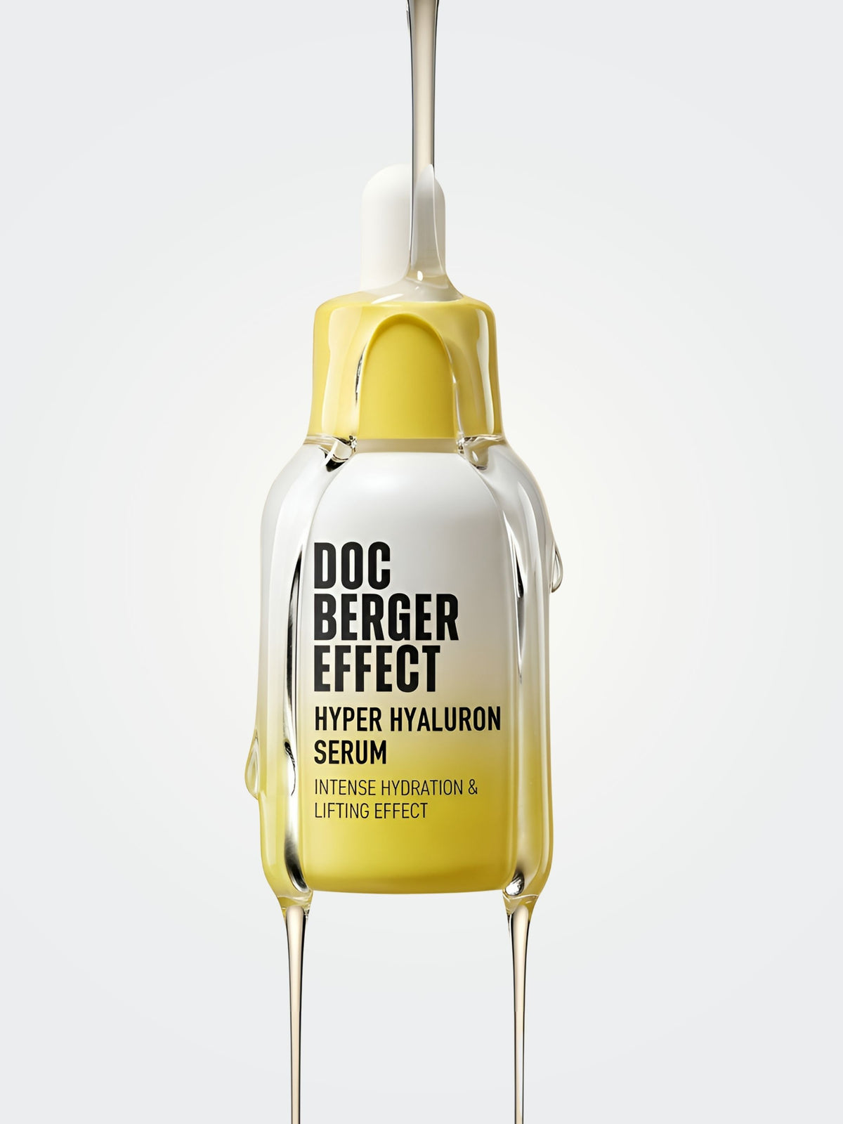 DOC BERGER EFFECT Hyper Hyaluron Serum is a highly effective peptide serum that provides intense hydration and a lifting effect. Formulated with hyaluronic acid and Botox-like peptides, this serum helps smooth out fine lines caused by dryness and makes the skin appear plumper.