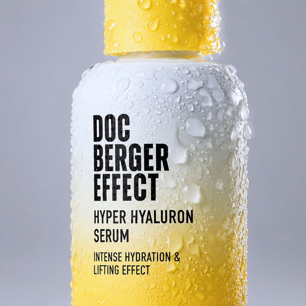 DOC BERGER EFFECT Hyper Hyaluron Serum is a moisturizing peptide serum containing Syn-Ake®—a Botox-like peptide that fights wrinkles—combined with multi-molecular-weight hyaluronic acid for intense hydration, a plump, supple feel, and smoother-looking expression lines.