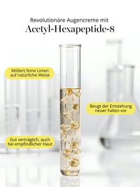 DOC BERGER EFFECT Lifting Eye Wonder mit Acetyl-Hexapeptide-8 – Peptid-Augenpflege gegen feine Linien und Mimikfalten zur Unterstützung einer sichtbar glatteren Augenpartie.