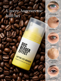 DOC BERGER EFFECT Lifting Eye Wonder Augencreme gegen Schwellungen, Augenringe, Mimikfalten und Trockenheitsfältchen für eine glatter und erholter wirkende Augenpartie.