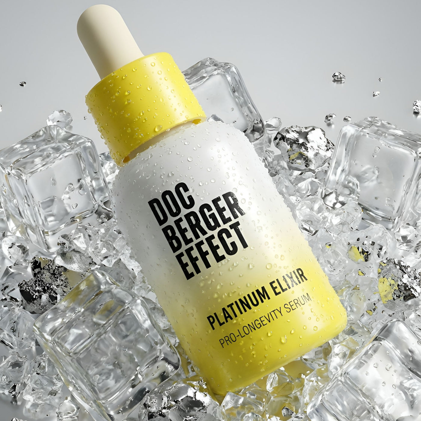 DOC BERGER EFFECT Platinum Elixir Anti-Aging Serum mit Platin und hochwirksamen Pflanzenwirkstoffen für Regeneration, antioxidativen Schutz und einen jugendlich strahlenden Teint.