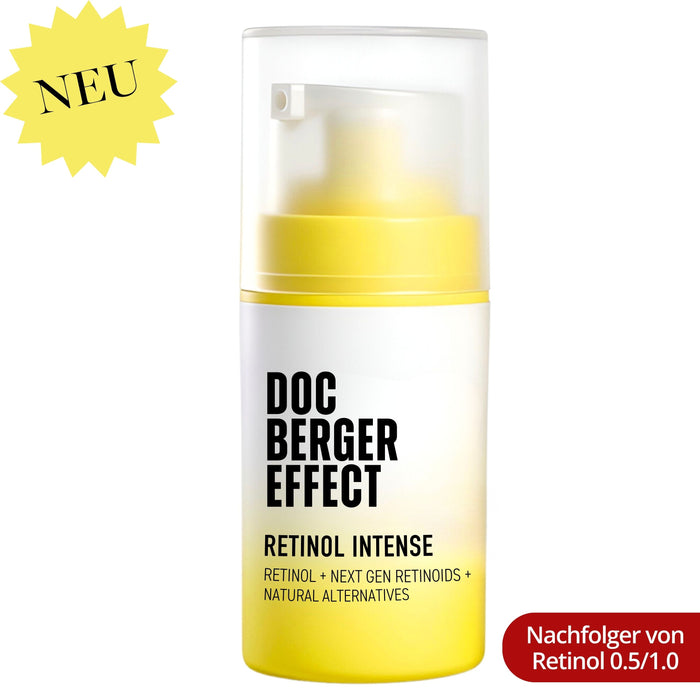 DOC BERGER EFFECT Retinol Intense – hochdosiertes Retinol Serum mit Bakuchiol und modernen Retinoiden