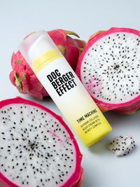 DOC BERGER EFFECT Time Machine – a light night cream for mature skin (age 50 and up), combination skin, and normal skin showing early or more pronounced signs of aging. This anti-aging night treatment helps address wrinkles, loss of elasticity, and reduced firmness, combining Juvinity™, advanced stem cell technology, squalane, shea butter, and antioxidant-rich green tea.