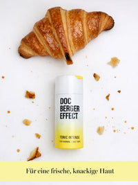 DOC BERGER EFFECT Tonic Intense sorgt für ein frisches, klares und ebenmäßiges Hautbild – ideal für normale bis ölige Haut, wenn Poren verfeinert und Unreinheiten reduziert werden sollen.