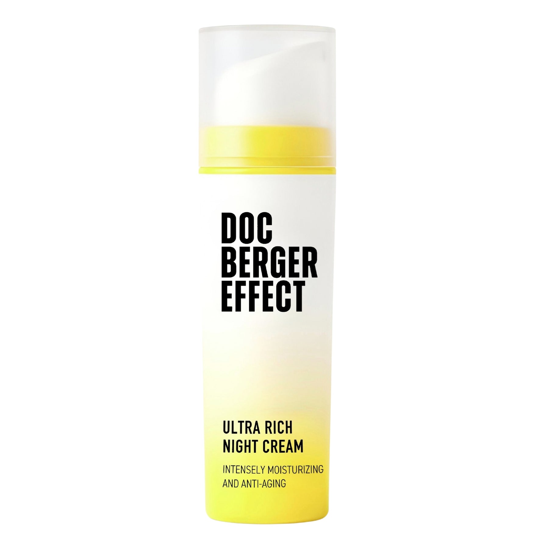 DOC BERGER EFFECT Ultra Rich Night Cream reichhaltige Nachtcreme für sehr trockene Haut mit intensiver Feuchtigkeit und Anti Aging Wirkung