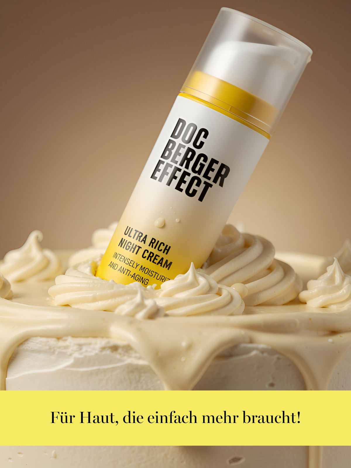 DOC BERGER EFFECT Ultra Rich Night Cream – besonders reichhaltige Anti-Aging Nachtcreme für trockene und sehr trockene Haut mit intensiver Pflegewirkung.